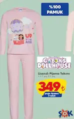 CABBY'S DOLLHOUSE LİSANSLI PİJAMA TAKIMI fiyat ve kampanya bilgisi